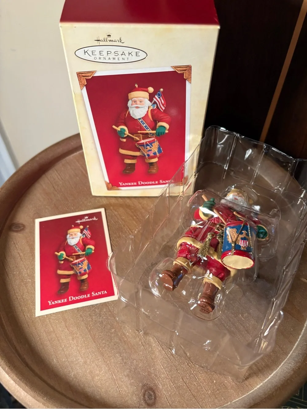Hallmark Keepsake Yankee Doodle Santa Ornament - Original Packaging